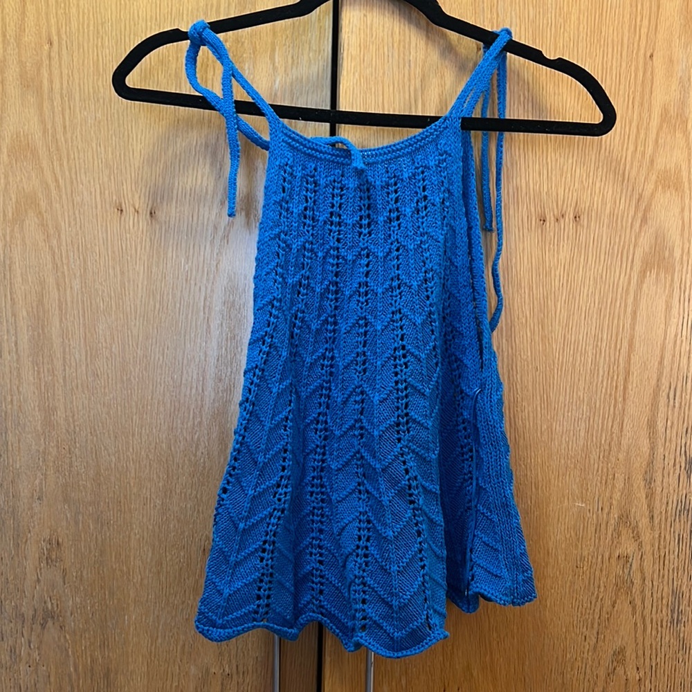 Zara crochet beach top
